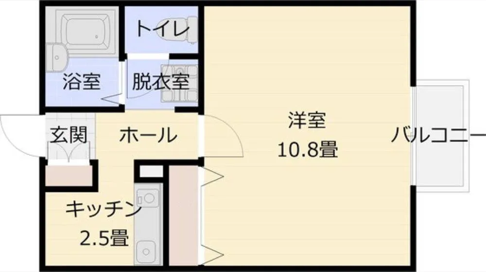 ソレアード1 102号室の写真 2