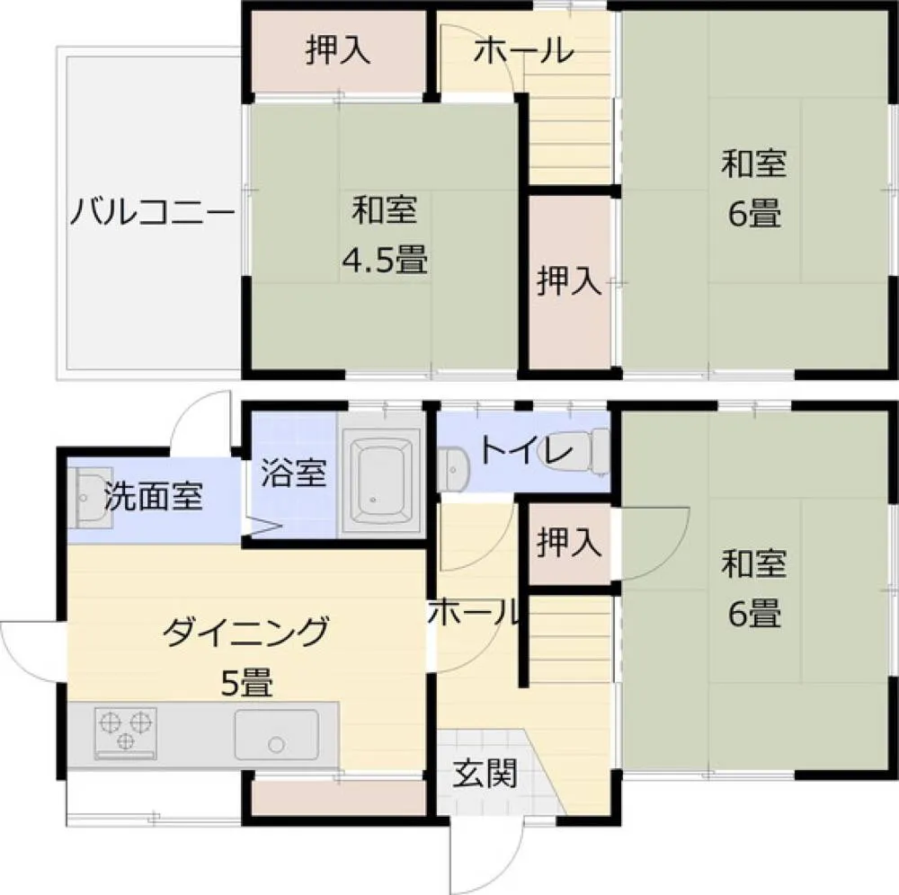 高井田一戸建貸家 