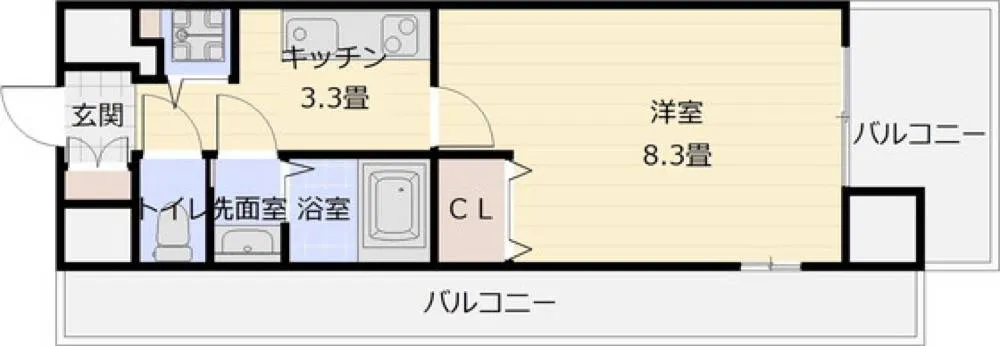 オレンジハウスエクセレント 203号室の写真 2
