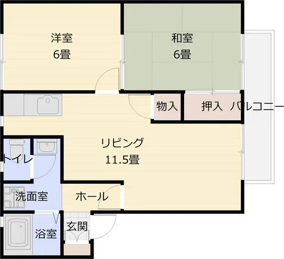 Y`sハイツ 101号室の写真 2
