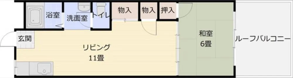 山下マンション B-3号室の写真 2