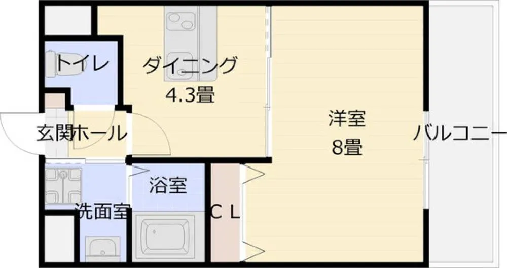 ステラウッド清州 302号室の写真 2