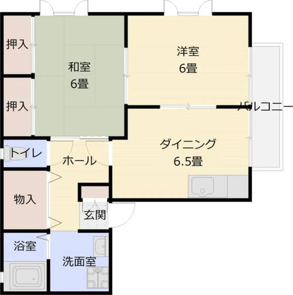 ビヨーネ柏原 103号室の写真 2