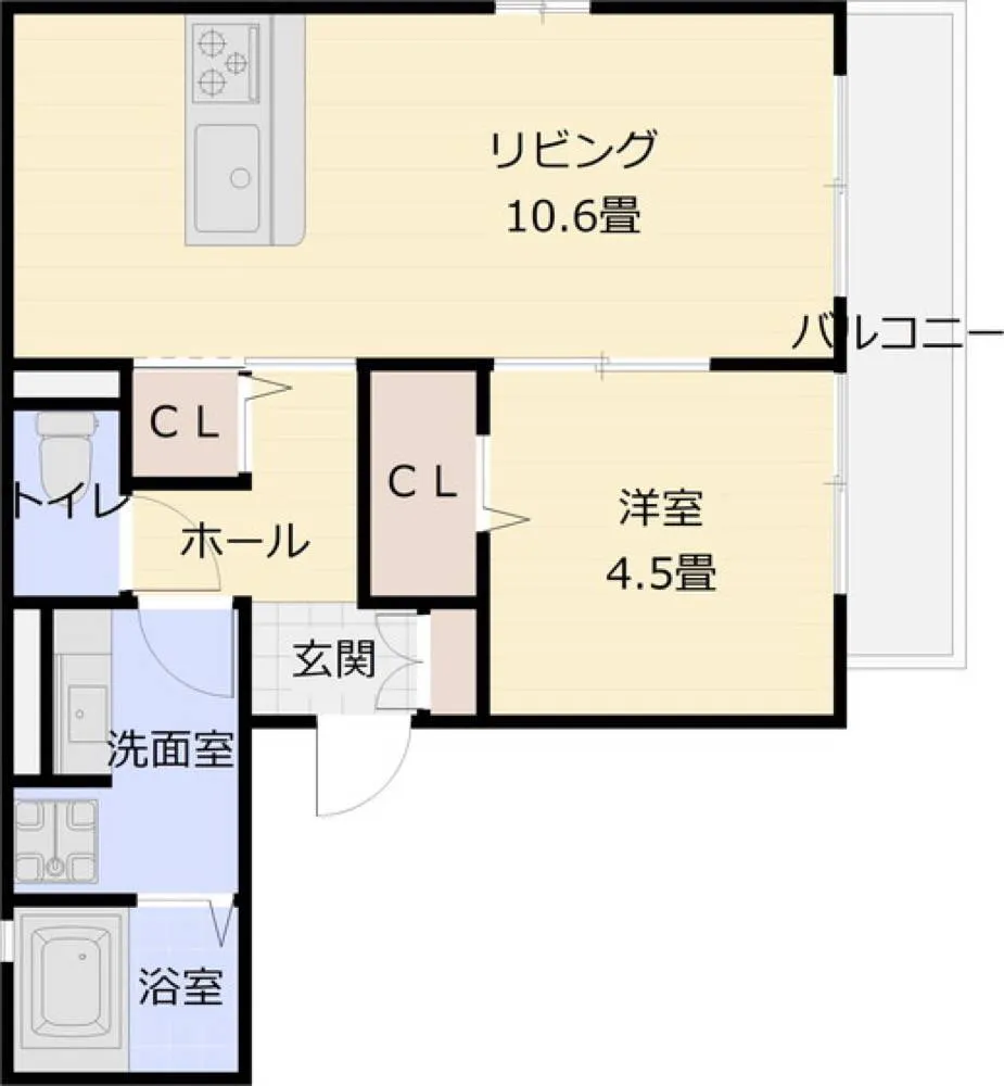 Re Court Luna 102号室の写真 2