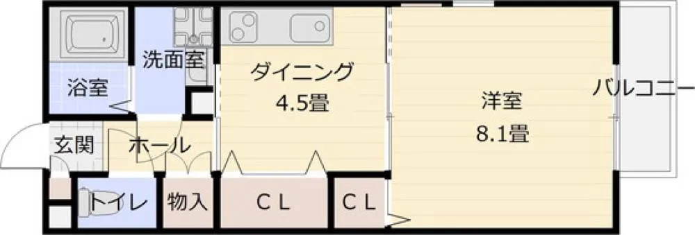 ポラリス 101号室の写真 2