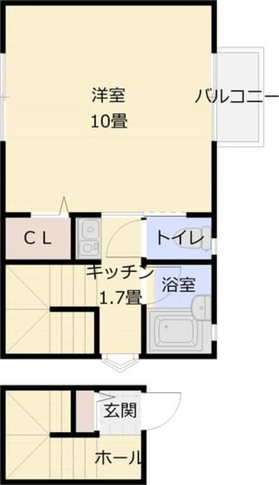 ベルシオン旭ケ丘2 201号室の写真 2