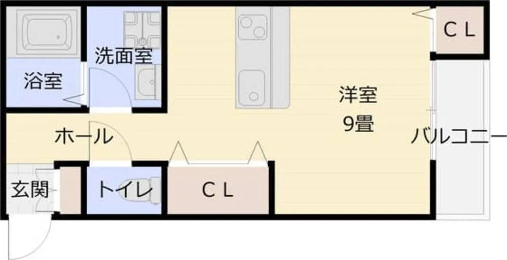 ベルリード稲山 101号室の写真 2