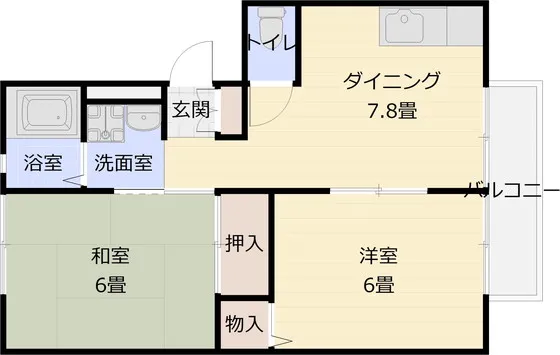 サンビレッジOKUNO B棟 101