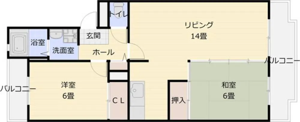 グレープコート 402号室の写真 2