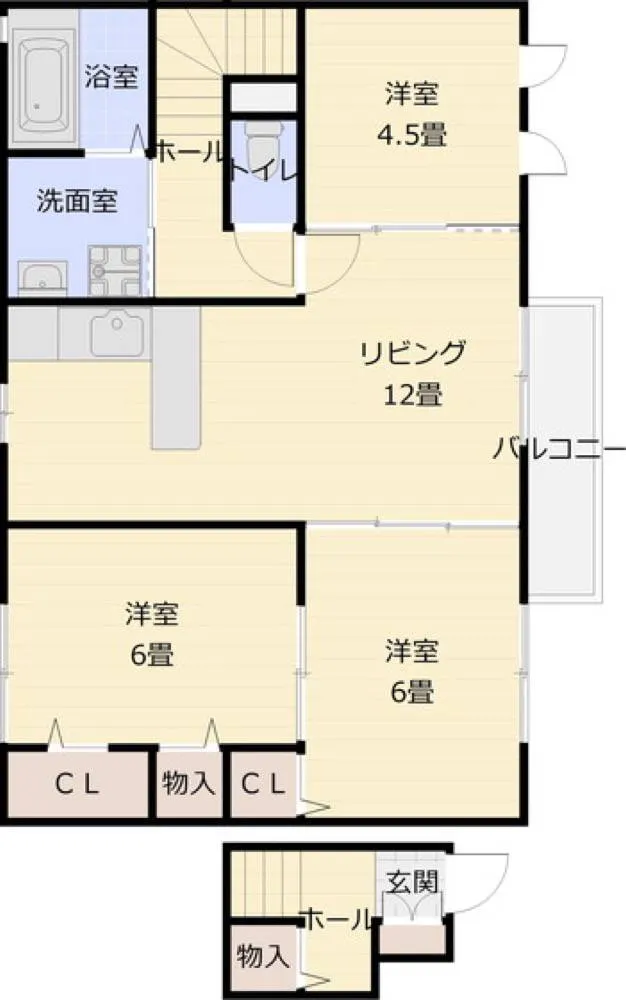 コージーコート法善寺 203号室の写真 2
