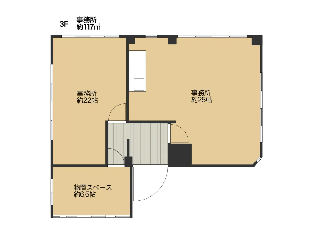 畑本ビル 3F号室の写真 2