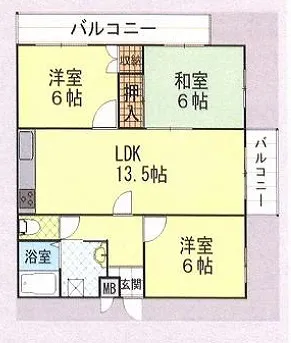 スカイハイツ玉手 106号室の写真 2