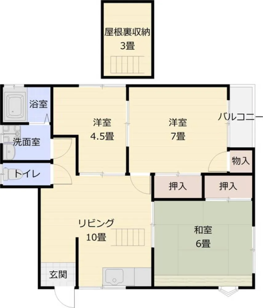 ハイツ四季 201号室の写真 2