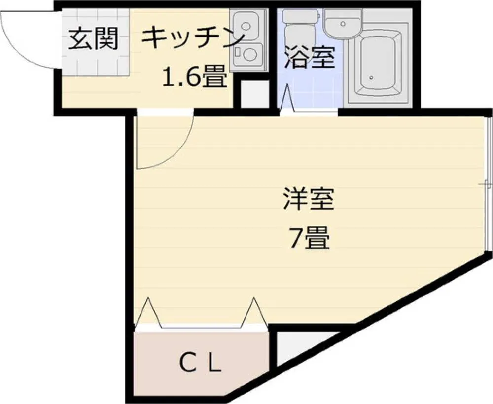 コンフォート本町 201号室の写真 2
