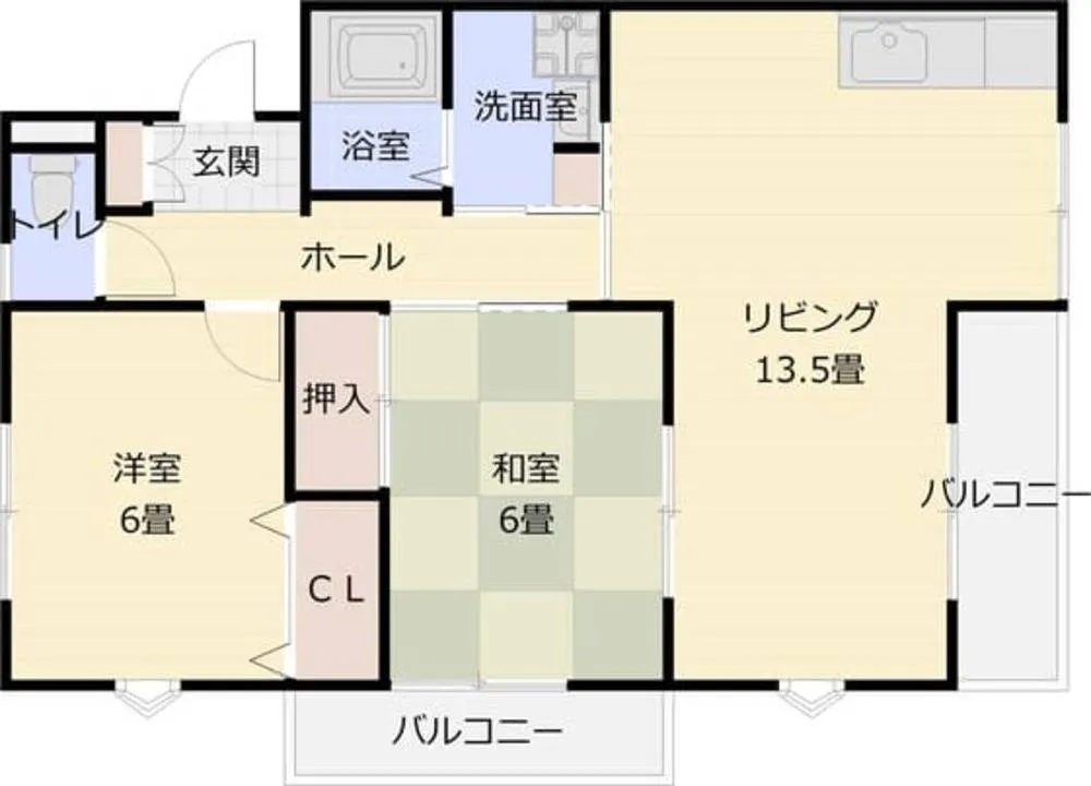 第6コーポ平野 101号室の写真 2