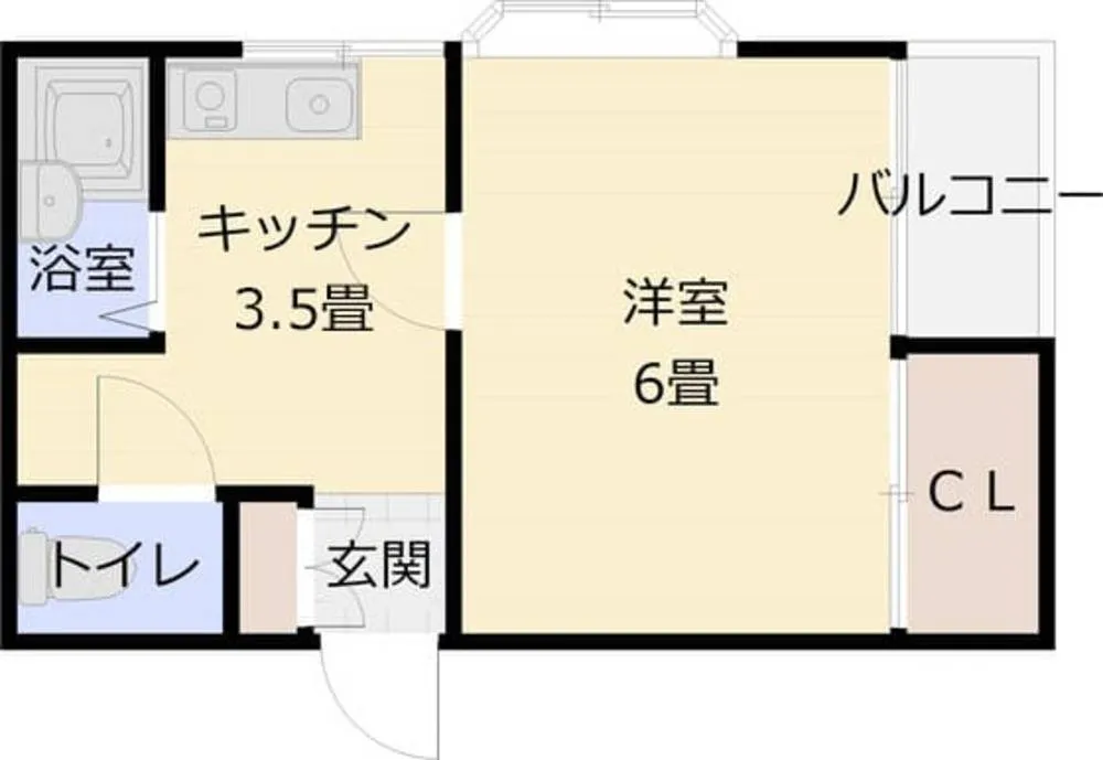 ジュネス 201号室の写真 2
