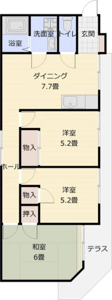 ハイツ四季 102号室の写真 2