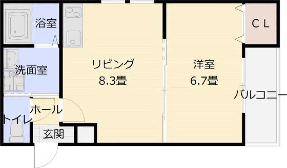 RESIDENCIAL PASSEIO 柏原堅下 101号室の写真 2