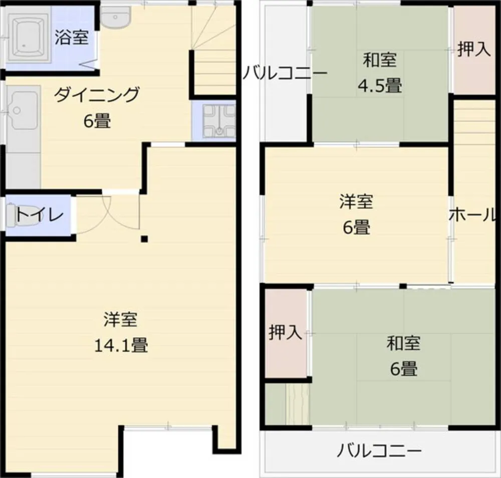 安堂町貸家