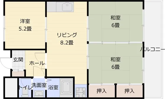 谷口ハイツ 101号室の写真 2