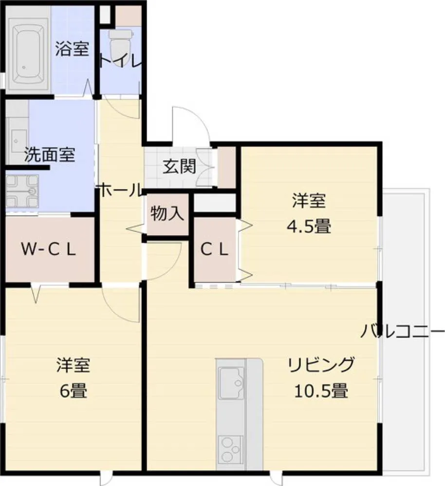 クレシェンテ 101号室の写真 2