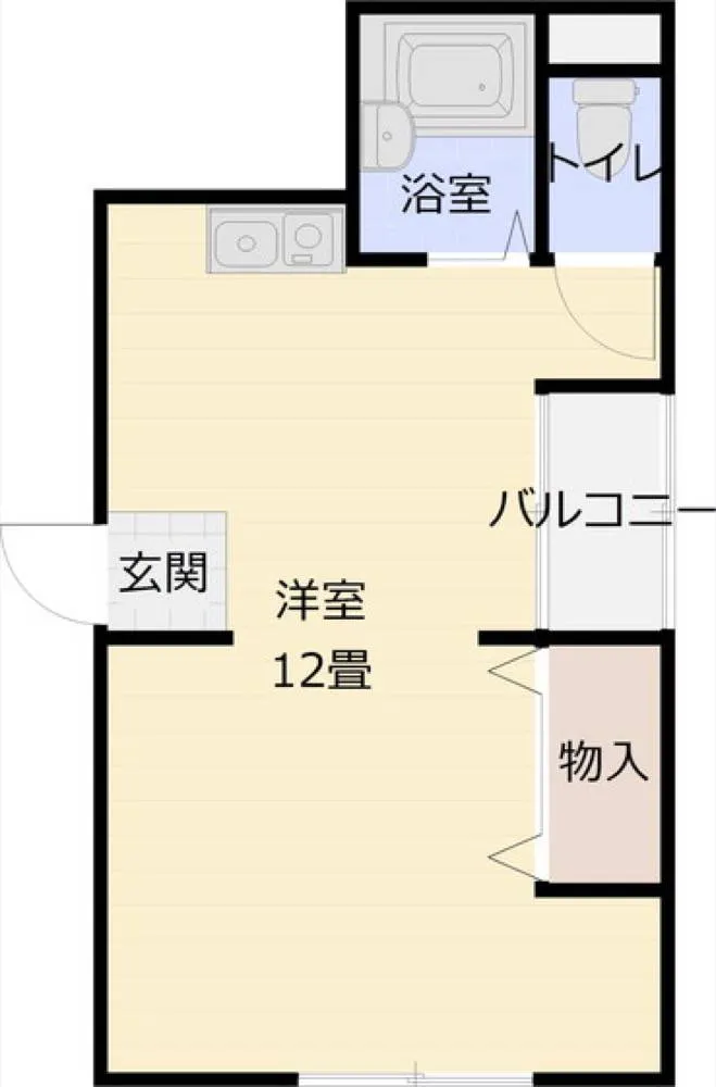 ハイツエイト 1C号室の写真 2