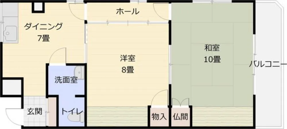 柏原ファミリーハイツ 204号室の写真 2