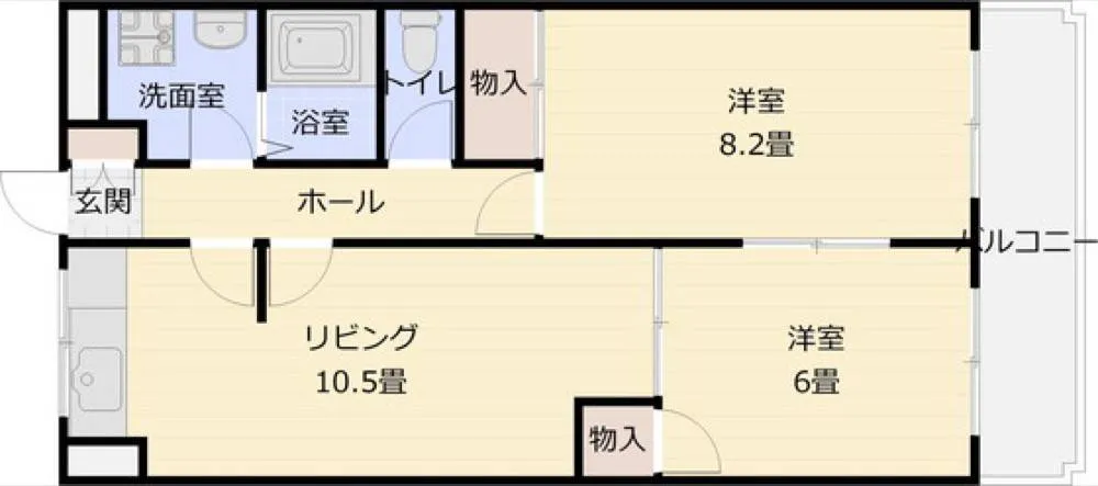 パティオ国分 301号室の写真 2