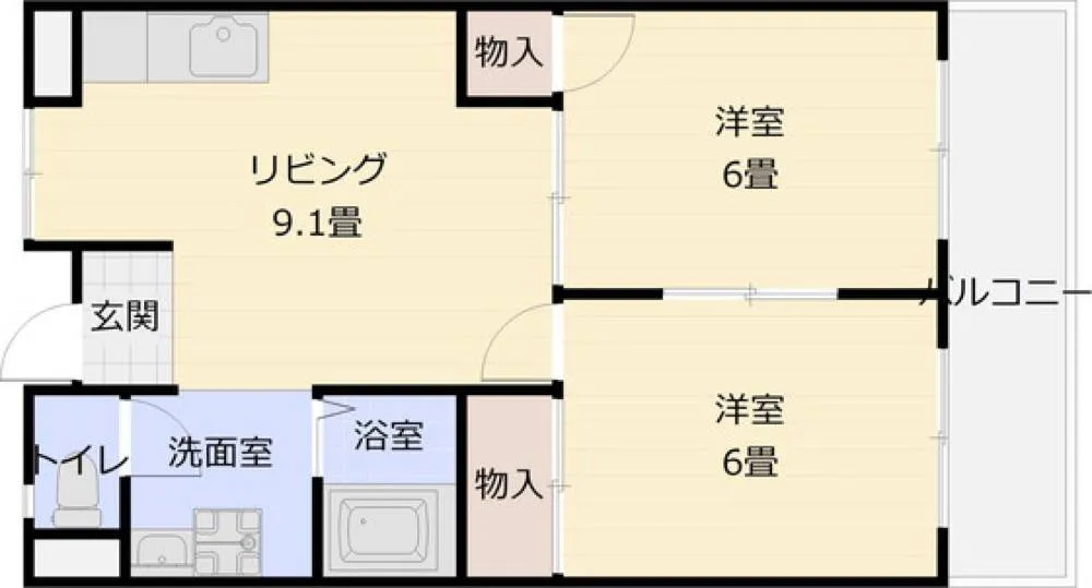 スイートハイム中野 111号室の写真 2