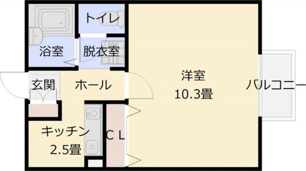 ソレアード2 102号室の写真 2