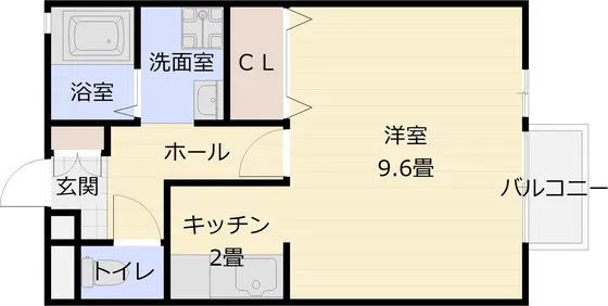 AMOUR ASABU 102号室の写真 2