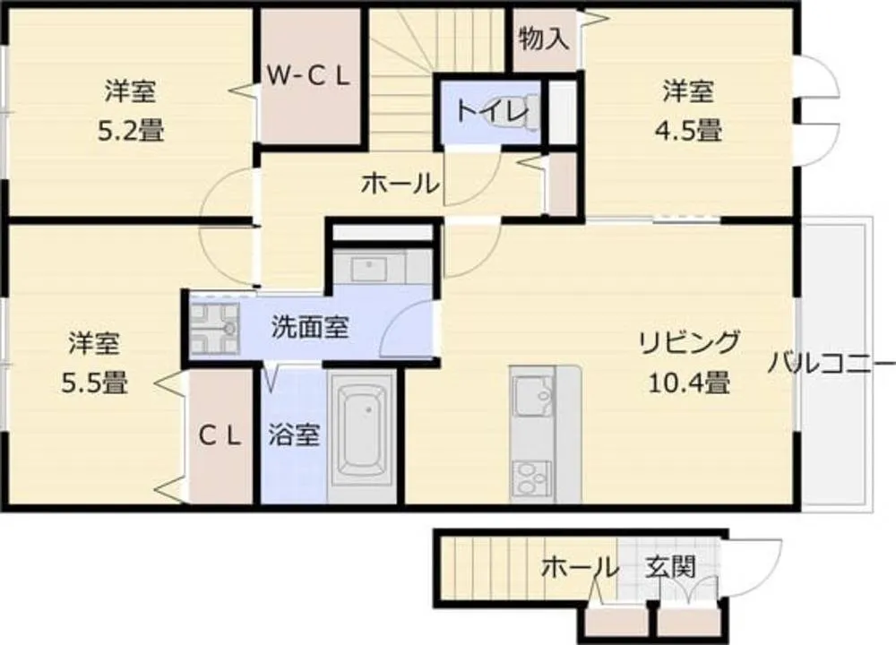 ふじのきローズスクエアー 206号室の写真 2