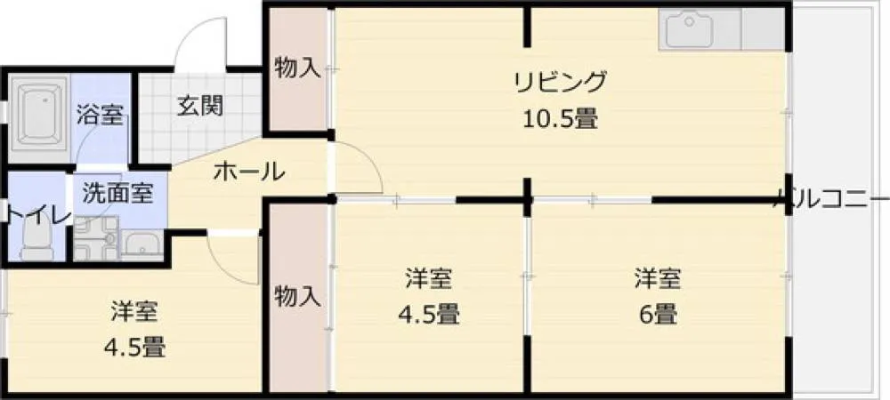 カームネス柏原 405号室の写真 2