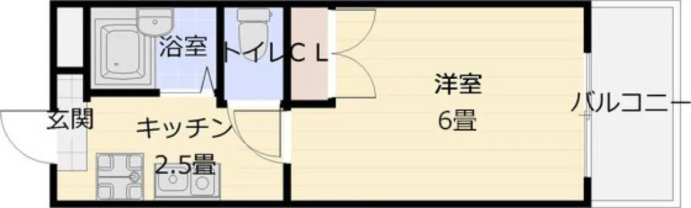 プランドール国分 105号室の写真 2