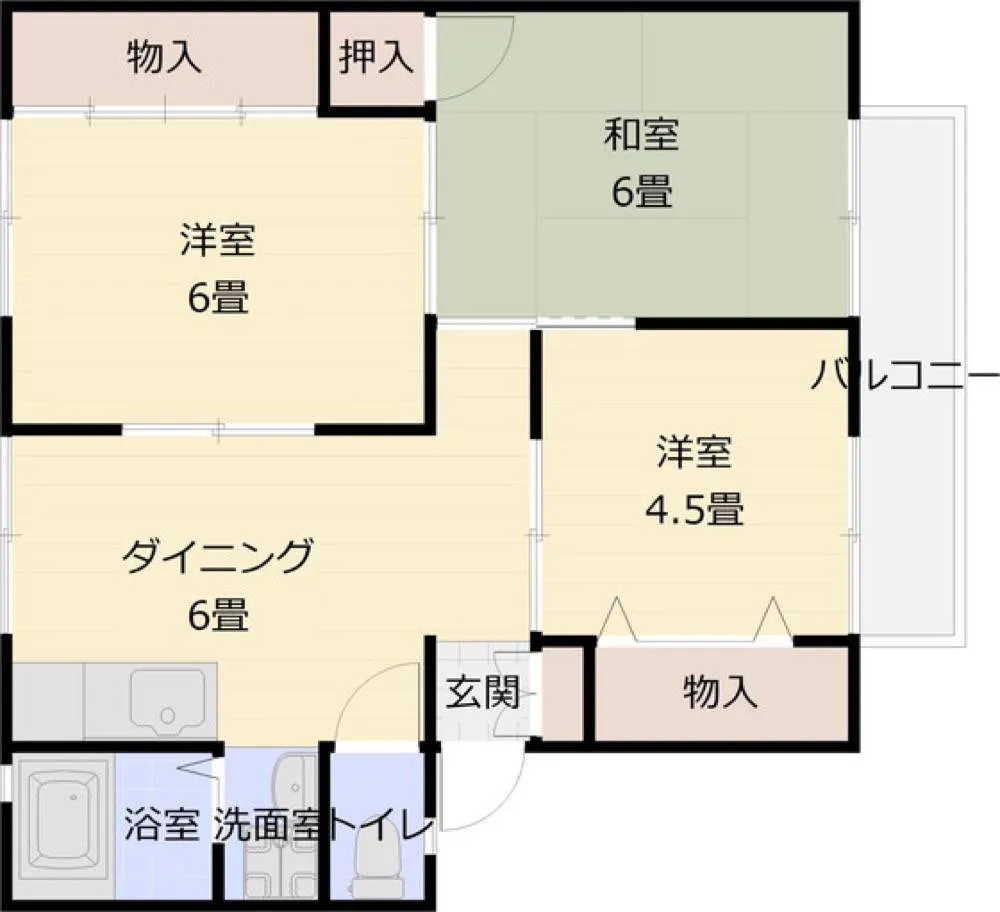 PATIO-N A：パティオエヌ A 101号室の写真 2