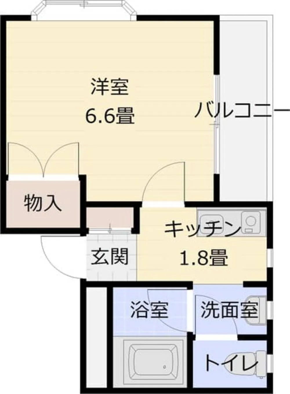 乾マンション 202号室の写真 2