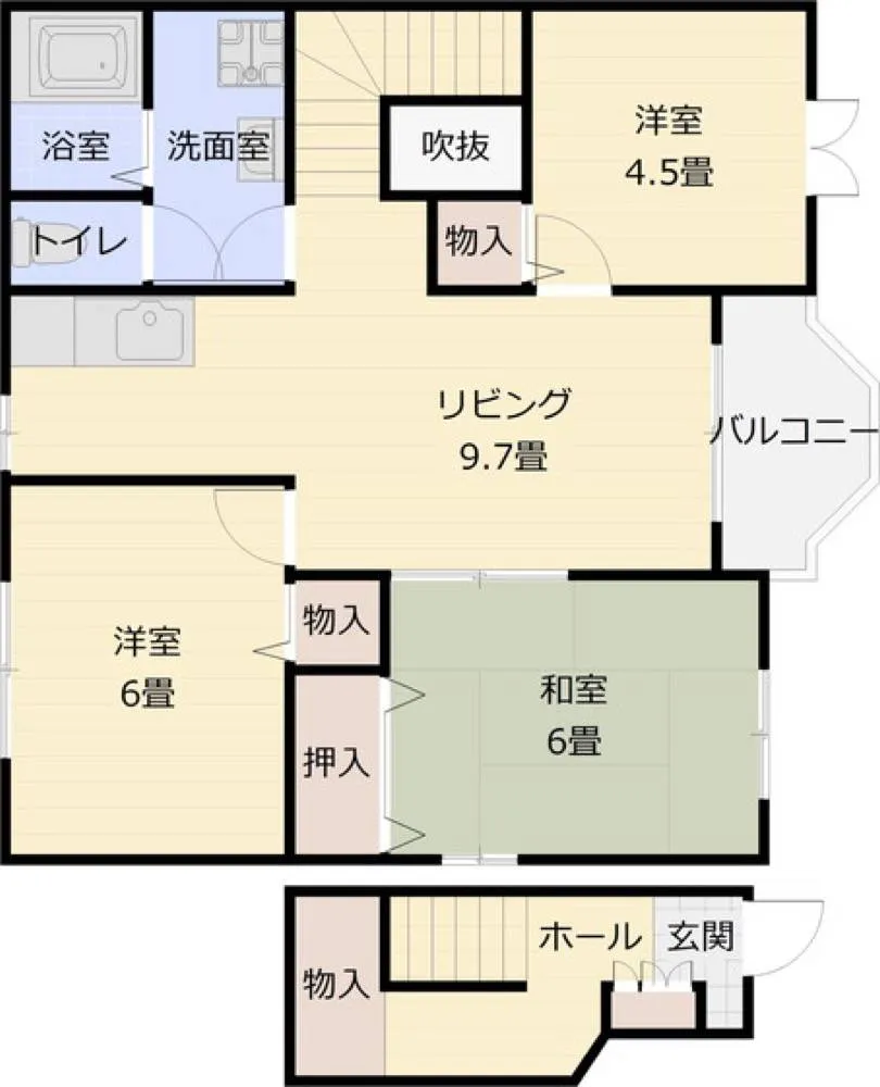 メゾンドエスポワール 202号室の写真 2