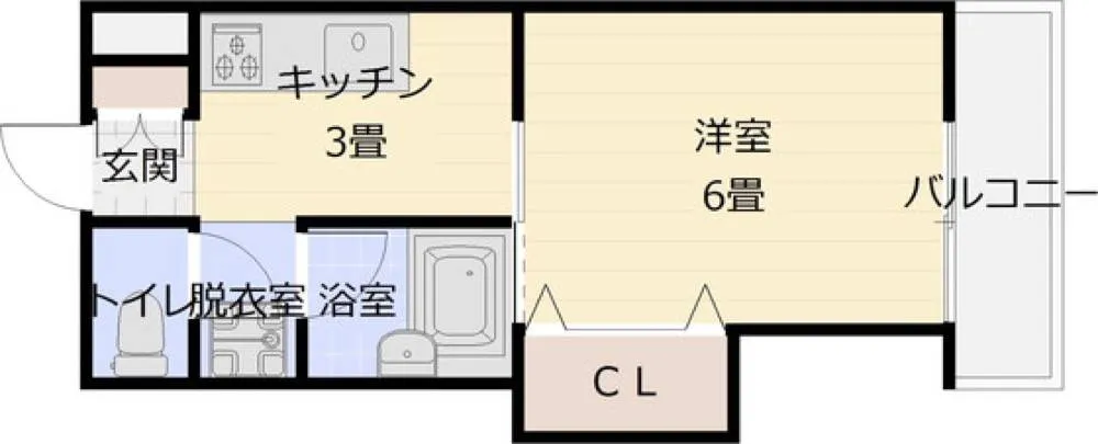 ラ・ポート 102号室の写真 2