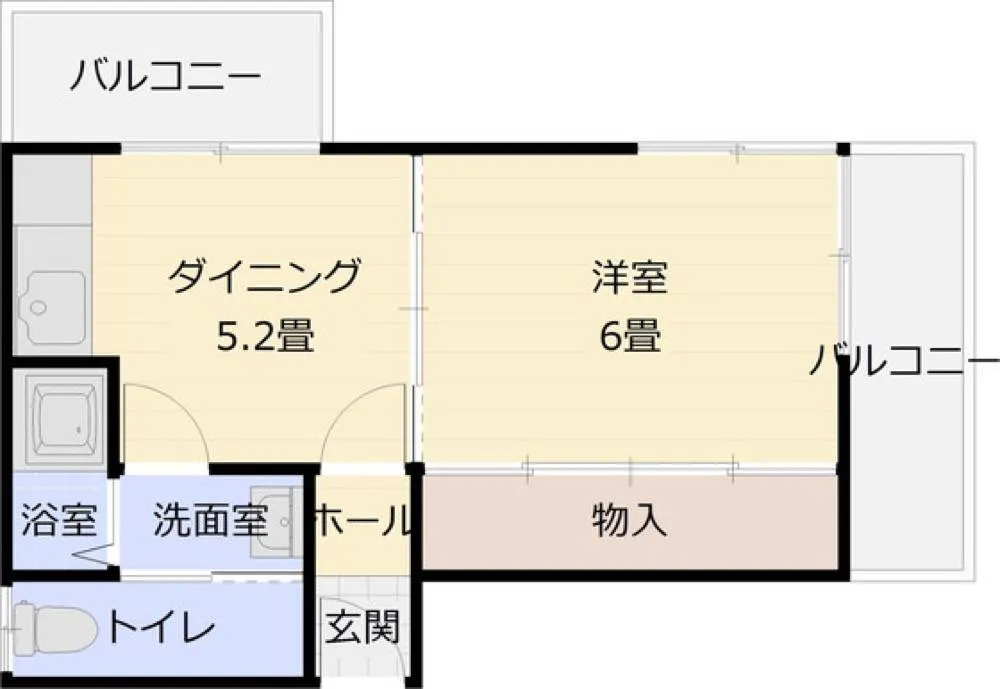みとやマンション 301号室の写真 2