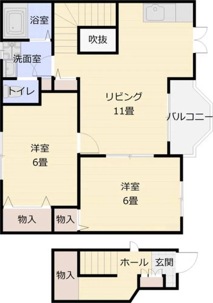 メゾンドエスポワール 203号室の写真 2