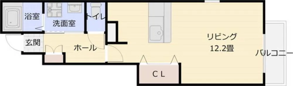 エルバウト 103号室の写真 2
