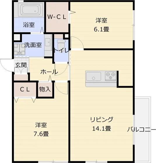 Harmony cort 105号室の写真 2