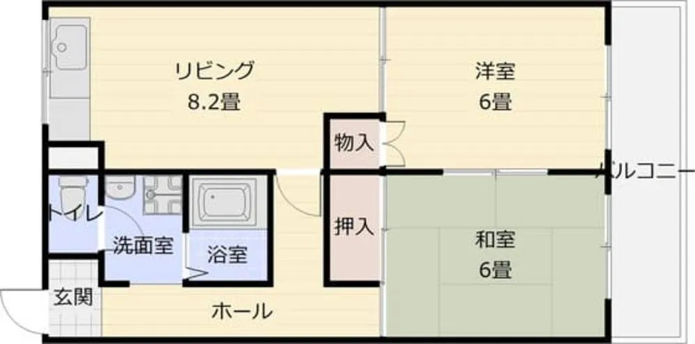ドリームスクエア 205号室の写真 2