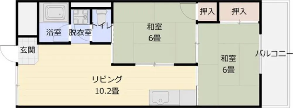 玉手山内外ハイツ 101