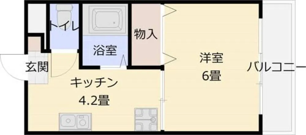 アパートメント柏原 310号室の写真 2
