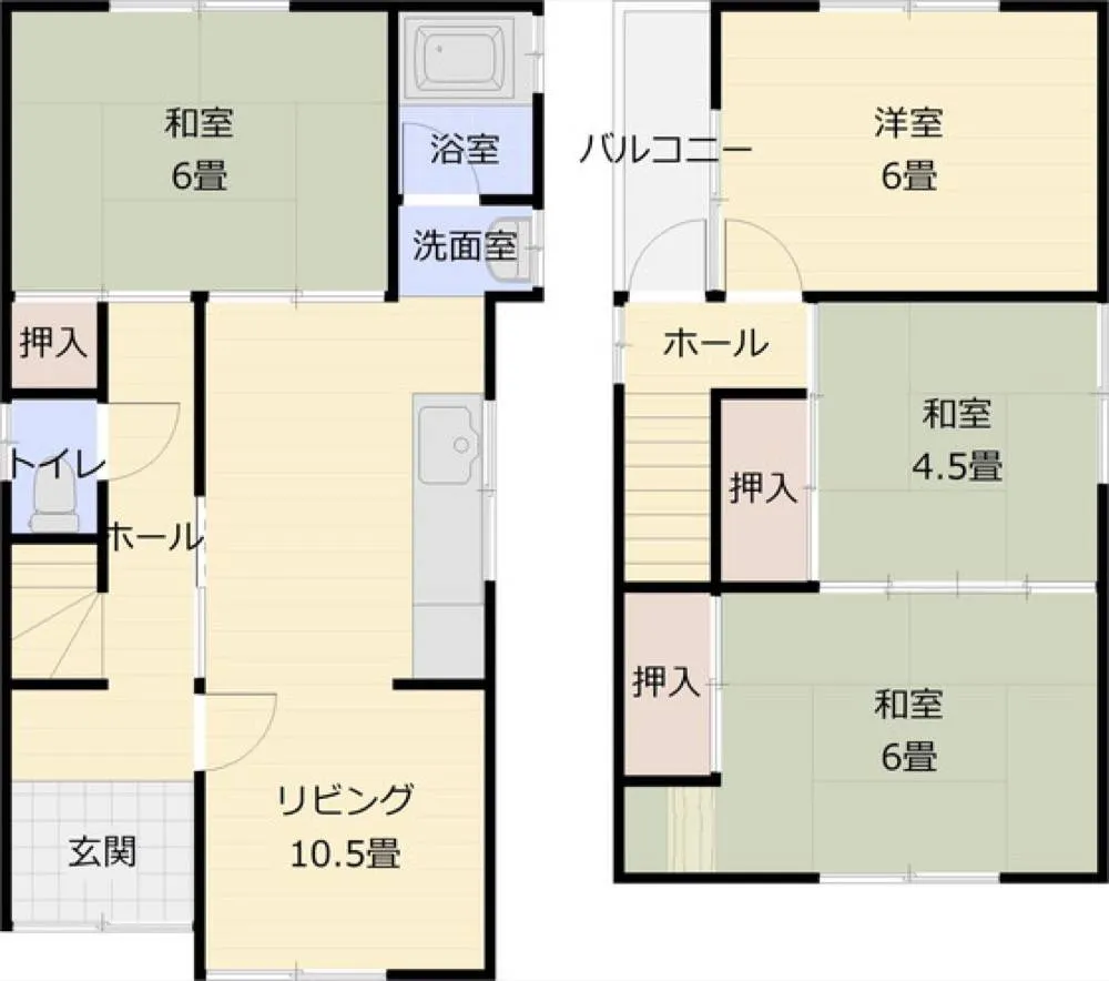 柏原市玉手町借家の写真 2