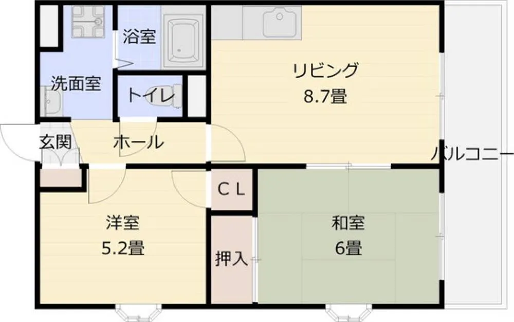 メゾン山下 101号室の写真 2