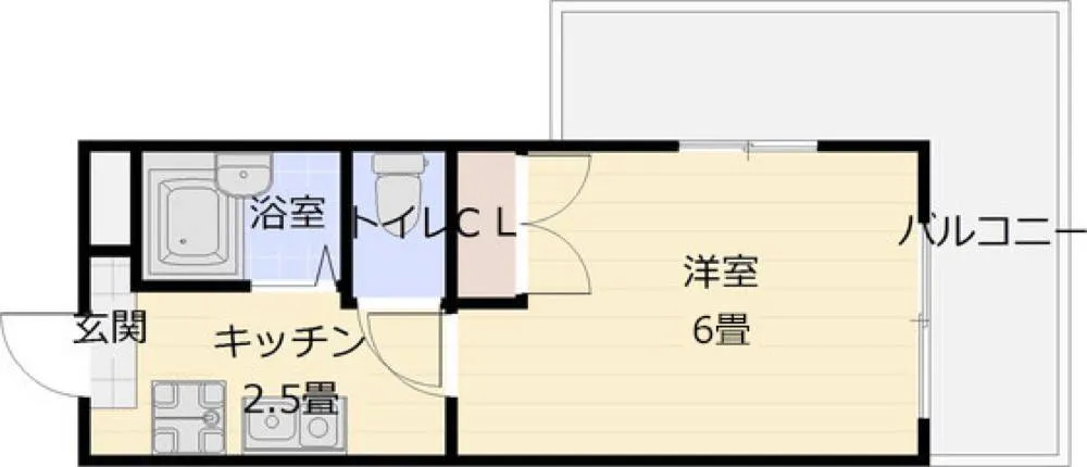 プランドール国分 101号室の写真 2