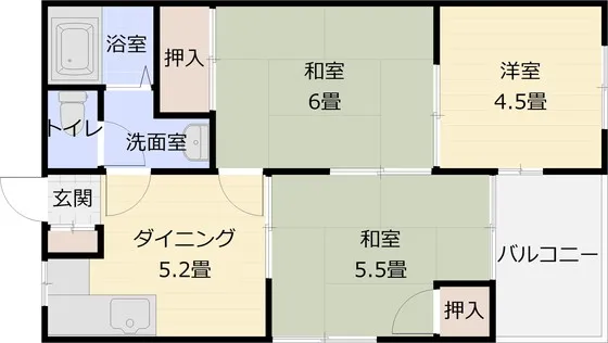 阪南グリーンハイツ A棟 411