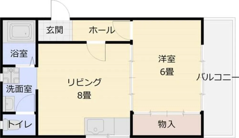 居村マンション 201号室の写真 2